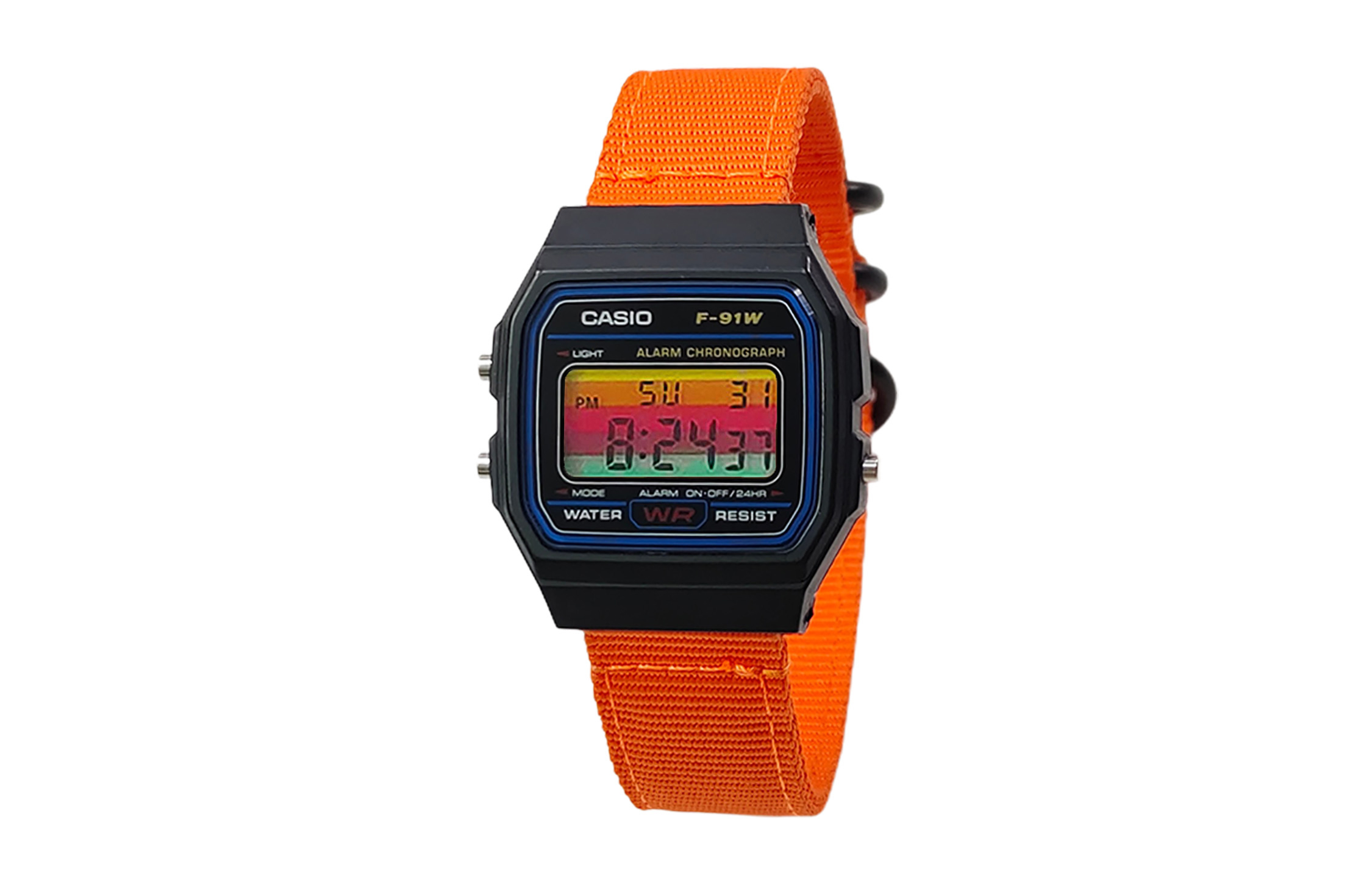 CASIO Мужские часы Retrofit Series с кварцевым механизмом и нейлоновым ремешком, черный циферблат
CASIO Мужские часы Retrofit Series с кварцевым механизмом и нейлоновым ремешком, черный циферблат