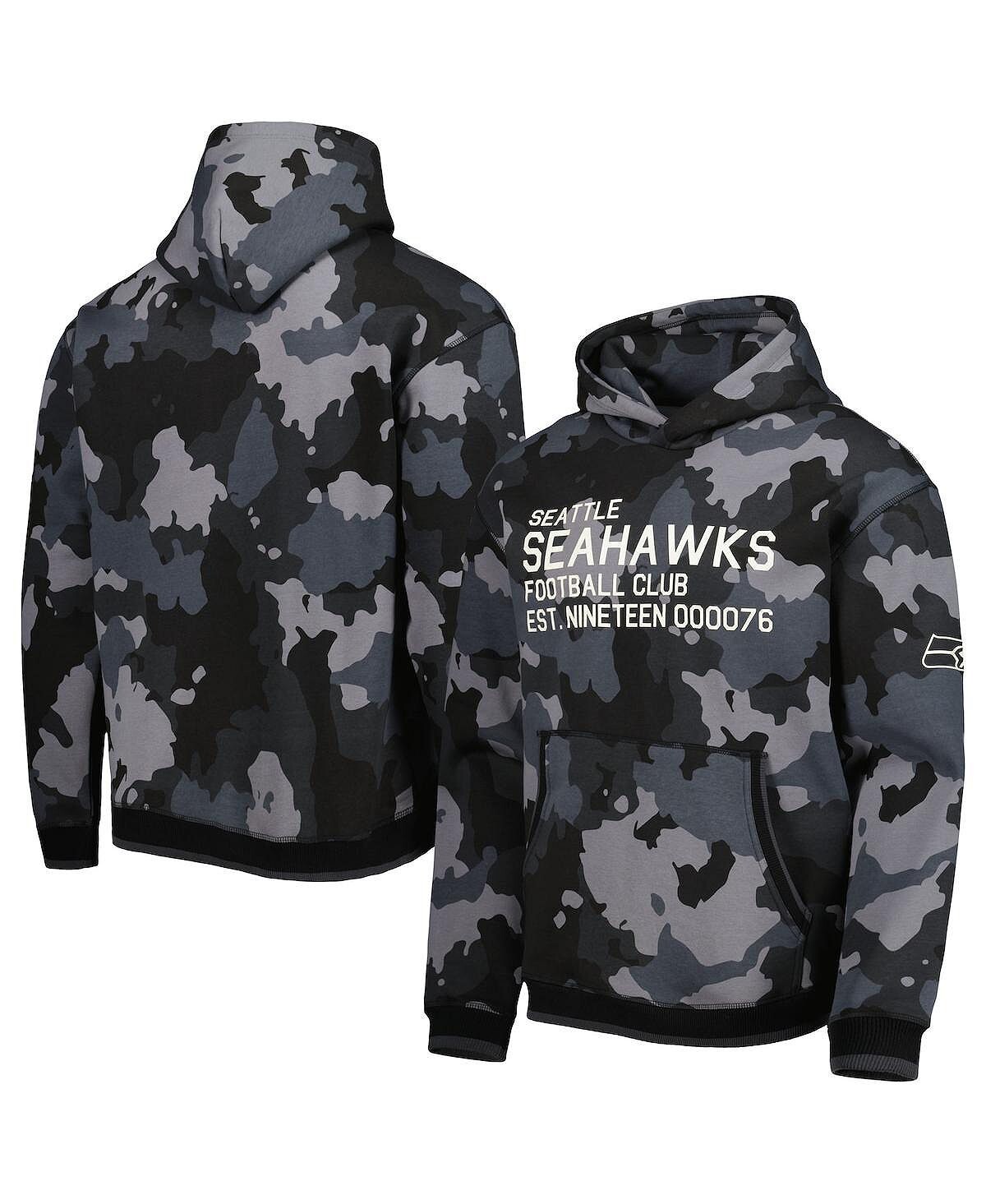 Мужской черный пуловер с капюшоном Seattle Seahawks Camo The Wild Collective
Мужской черный пуловер с капюшоном Seattle Seahawks Camo The Wild Collective