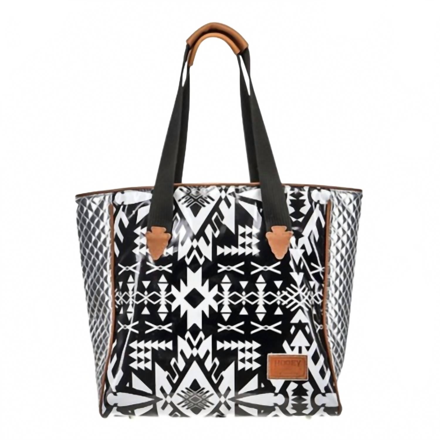 Женская сумка-тоут Puebla Stone с ацтекским принтом в черно-белом цвете HOOEY
Женская сумка-тоут Puebla Stone с ацтекским принтом в черно-белом цвете HOOEY