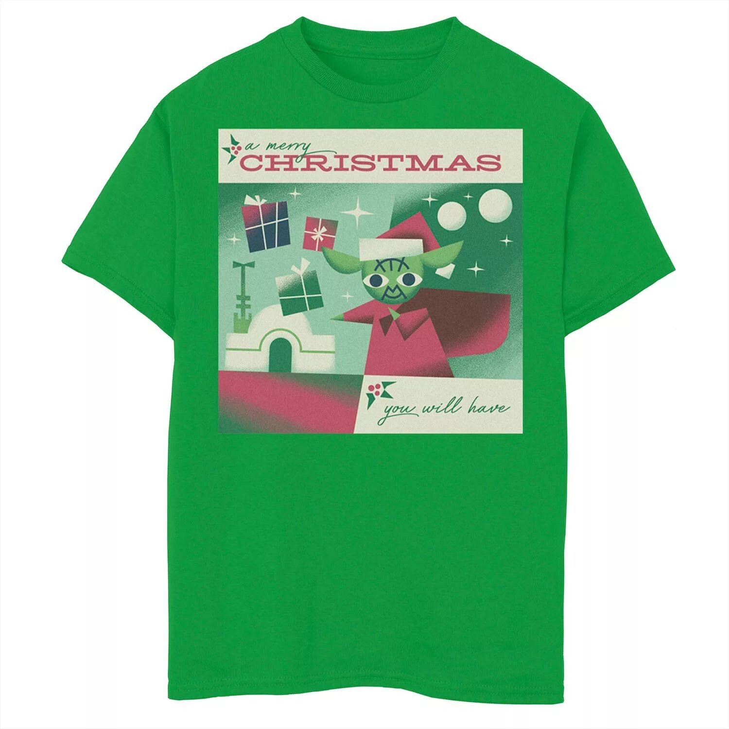 Футболка с рисунком Йоды для мальчиков 8–20 лет «Звездные войны. Счастливого Рождества» Licensed Character
Футболка с рисунком Йоды для мальчиков 8–20 лет «Звездные войны. Счастливого Рождества» Licensed Character