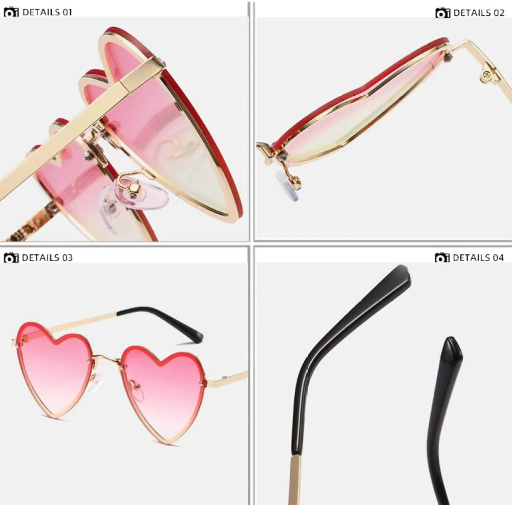 Женские солнцезащитные очки MUTYNE в форме сердца без оправы, модные женские солнцезащитные очки, трендовые женские очки без оправы, защита от УФ-излучения UV400, 3
Женские солнцезащитные очки MUTYNE в форме сердца без оправы, модные женские солнцезащитные очки, трендовые женские очки без оправы, защита от УФ-излучения UV400, 3