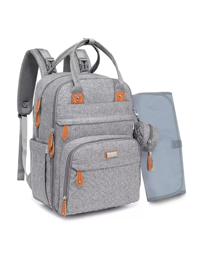 Стильный детский рюкзак-сумка для подгузников 26L Babbleroo, серый
Стильный детский рюкзак-сумка для подгузников 26L Babbleroo, серый