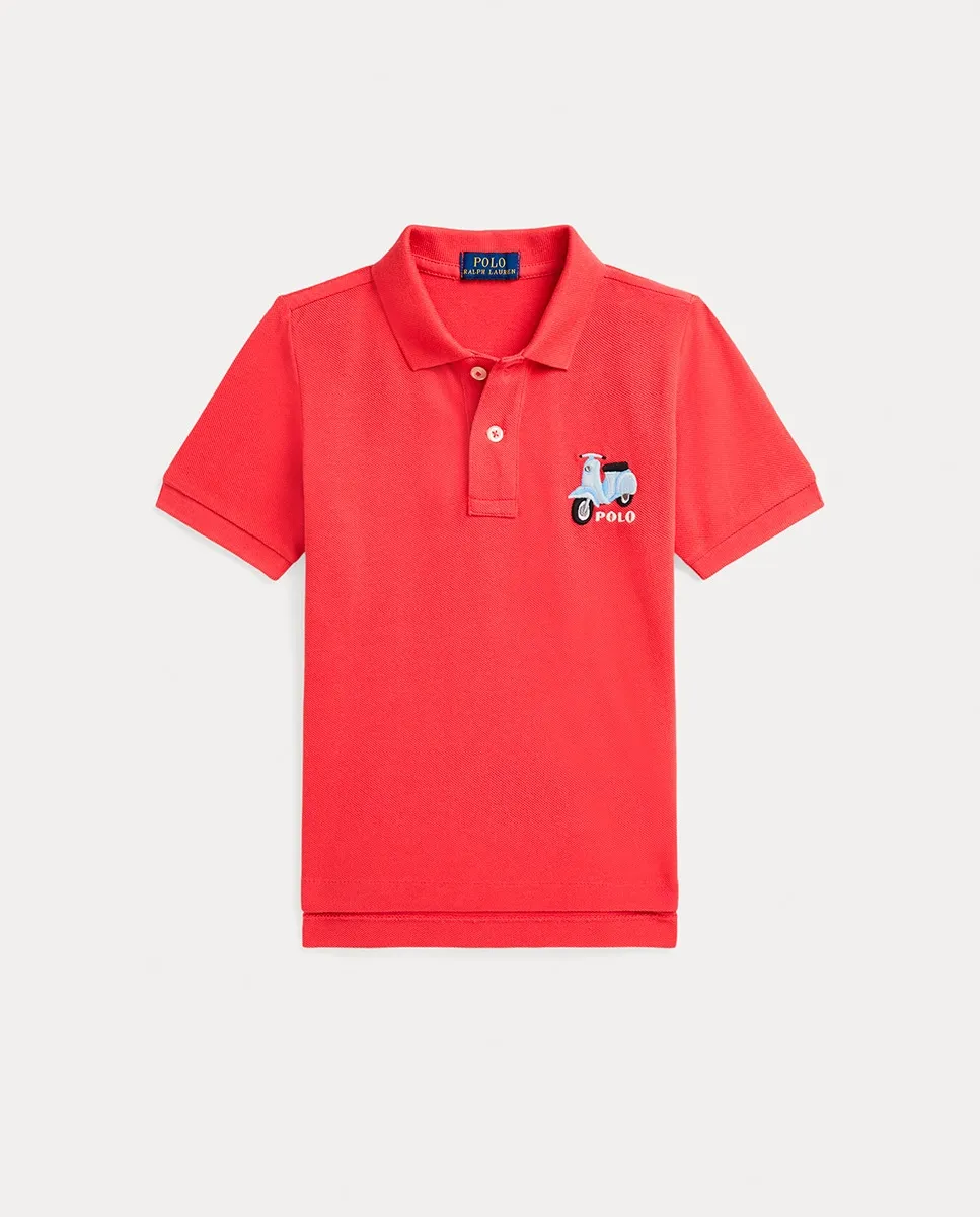 Рубашка-поло с короткими рукавами для мальчиков из хлопка Polo Ralph Lauren, красный
Рубашка-поло с короткими рукавами для мальчиков из хлопка Polo Ralph Lauren, красный