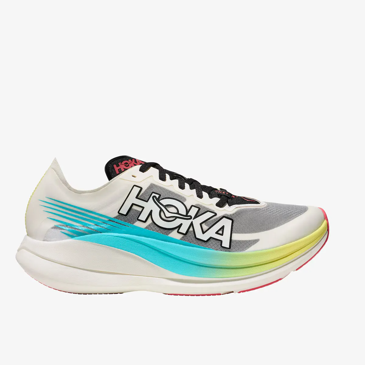 Кроссовки унисекс ROCKET X 2 Hoka, белый/бирюзовый
Кроссовки унисекс ROCKET X 2 Hoka, белый/бирюзовый
