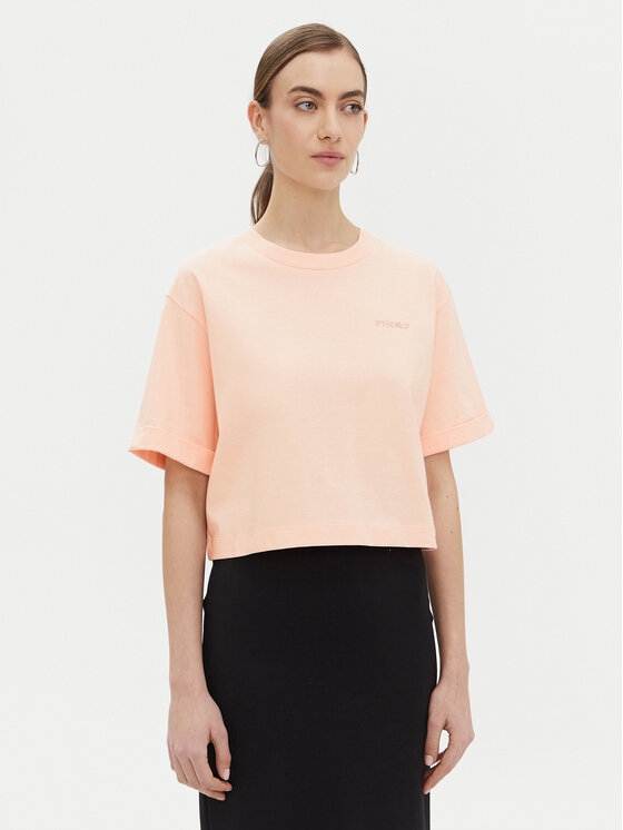 Футболка обычного кроя 104882 A2HN Pinko, красный 
Футболка обычного кроя 104882 A2HN Pinko, красный