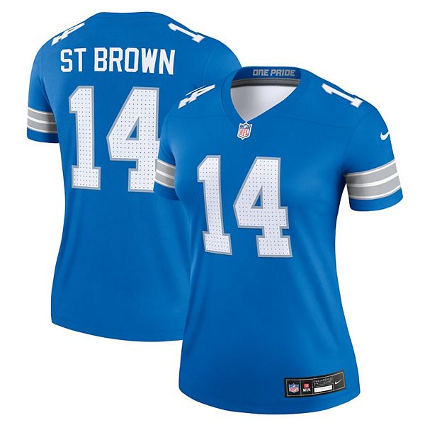 Женская футболка Amon-Ra St Brown Detroit Lions Legend Nike, Коричневый, Женская футболка Amon-Ra St Brown Detroit Lions Legend Nike
Женская футболка Amon-Ra St Brown Detroit Lions Legend Nike, Коричневый, Женская футболка Amon-Ra St Brown Detroit Lions Legend Nike