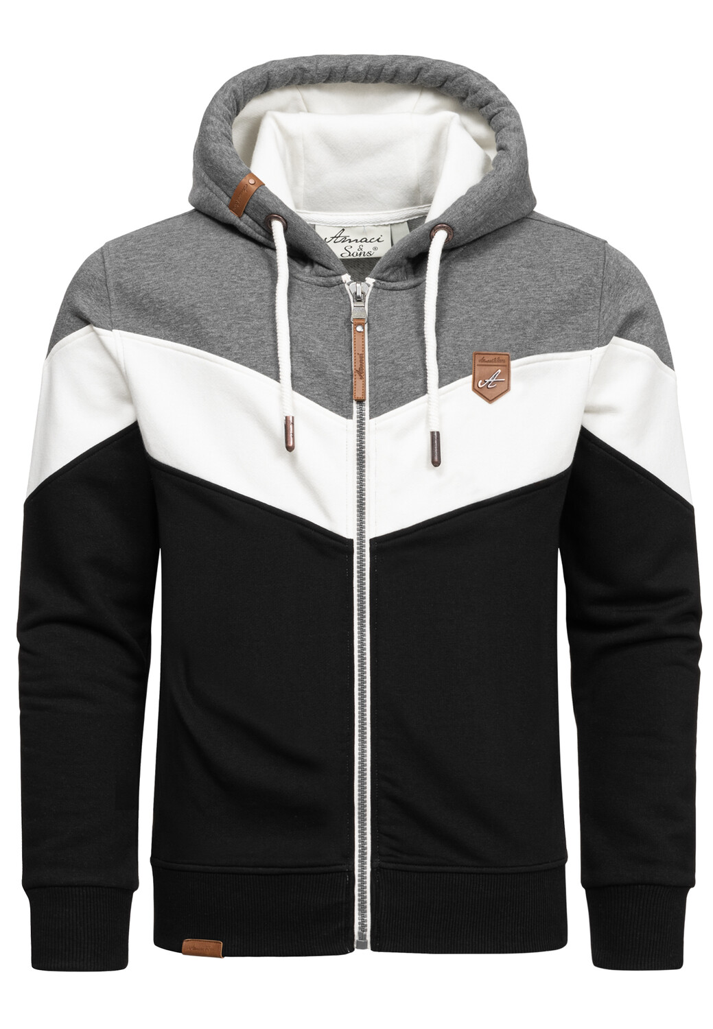 Толстовка Amaci&Sons im Block Design ARDMORE, антрацит/белый/черный
Толстовка Amaci&Sons im Block Design ARDMORE, антрацит/белый/черный