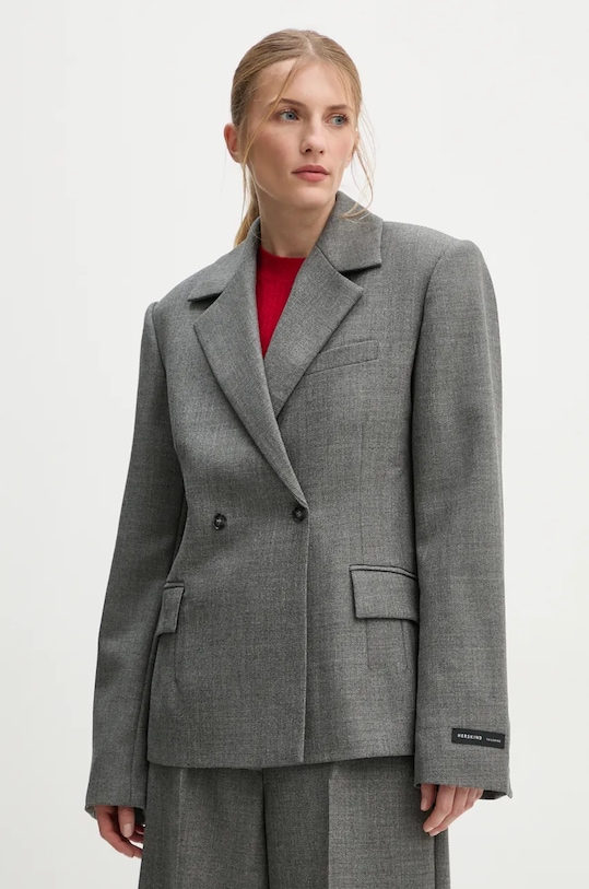 Шерстяной пиджак Wasty Herskind, серый
Шерстяной пиджак Wasty Herskind, серый