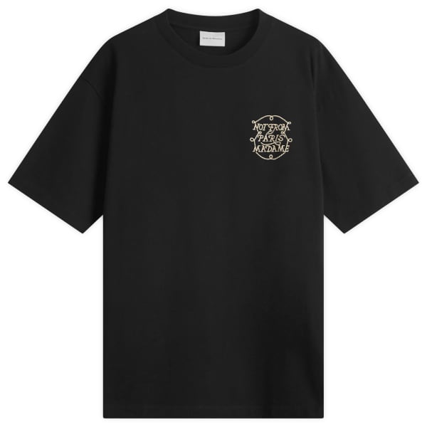 Футболка с плетеным слоганом Drôle De Monsieur, черный
Футболка с плетеным слоганом Drôle De Monsieur, черный