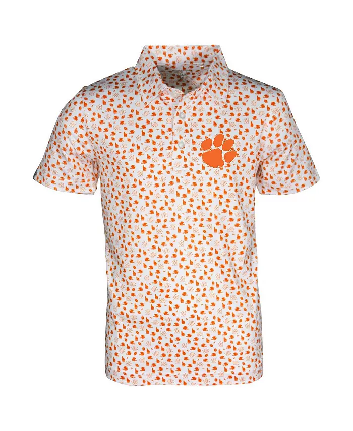 Детская белая поло с принтом Clemson Tigers Earnest Allover Garb
Детская белая поло с принтом Clemson Tigers Earnest Allover Garb