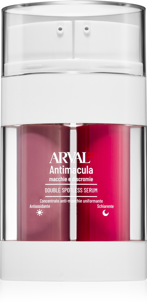 Двухфазная сыворотка Antimacula Double Spotless Serum для дневного и ночного ухода Arval, 2× 15 мл
Двухфазная сыворотка Antimacula Double Spotless Serum для дневного и ночного ухода Arval, 2× 15 мл