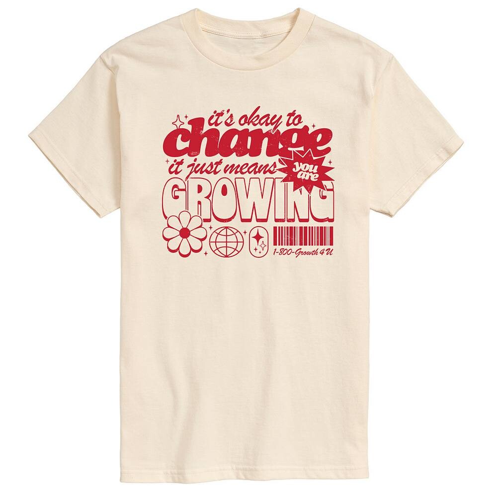 Мужская футболка с рисунком «ОК, чтобы изменить» Licensed Character, цвет Cream
Мужская футболка с рисунком «ОК, чтобы изменить» Licensed Character, цвет Cream