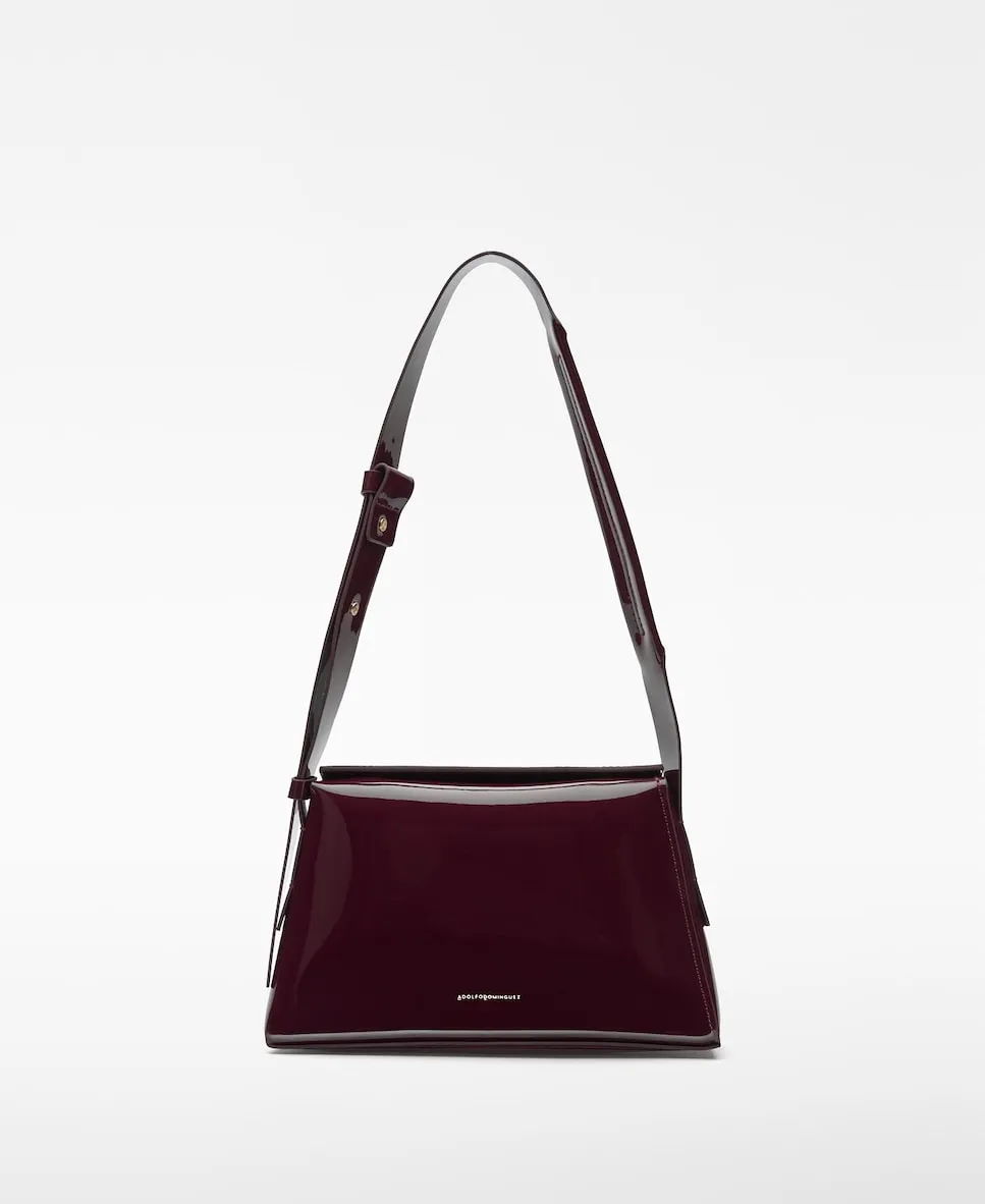 Женская сумка через плечо из лакированной кожи Mica Adolfo Dominguez, темно-коричневый
Женская сумка через плечо из лакированной кожи Mica Adolfo Dominguez, темно-коричневый