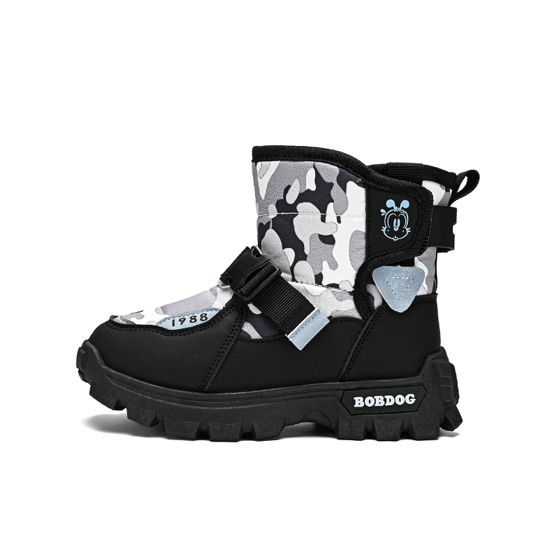 Теплые нескользящие детские ботинки BOBDOG, черный/серый
Теплые нескользящие детские ботинки BOBDOG, черный/серый