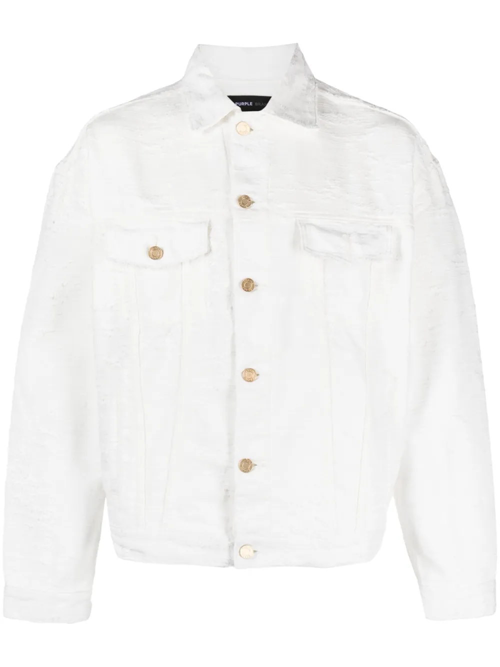 Фактурная куртка-рубашка P027 Purple Brand, белый
Фактурная куртка-рубашка P027 Purple Brand, белый