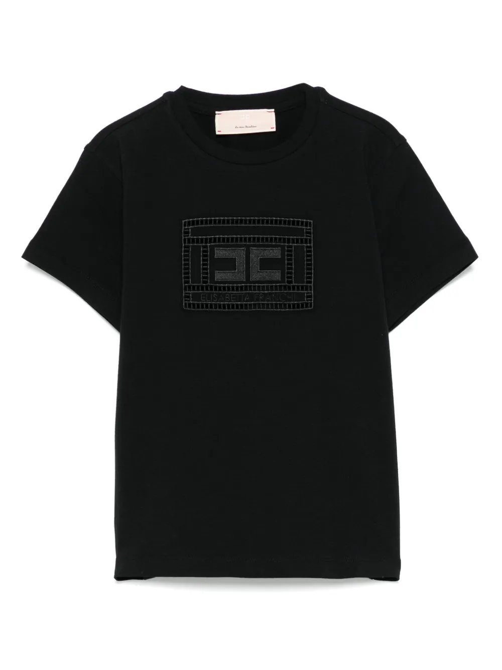 Футболка с монограммой Elisabetta Franchi La Mia Bambina, черный
Футболка с монограммой Elisabetta Franchi La Mia Bambina, черный