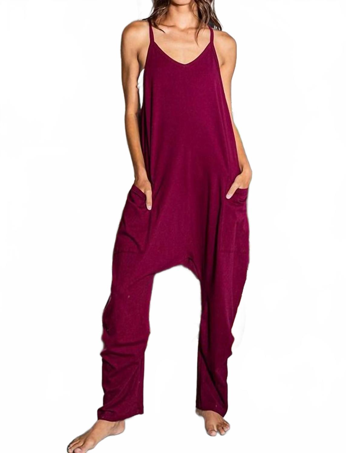 Винный джемпер-комбинезон с V-образным вырезом BUCKETLIST, Wine
Винный джемпер-комбинезон с V-образным вырезом BUCKETLIST, Wine