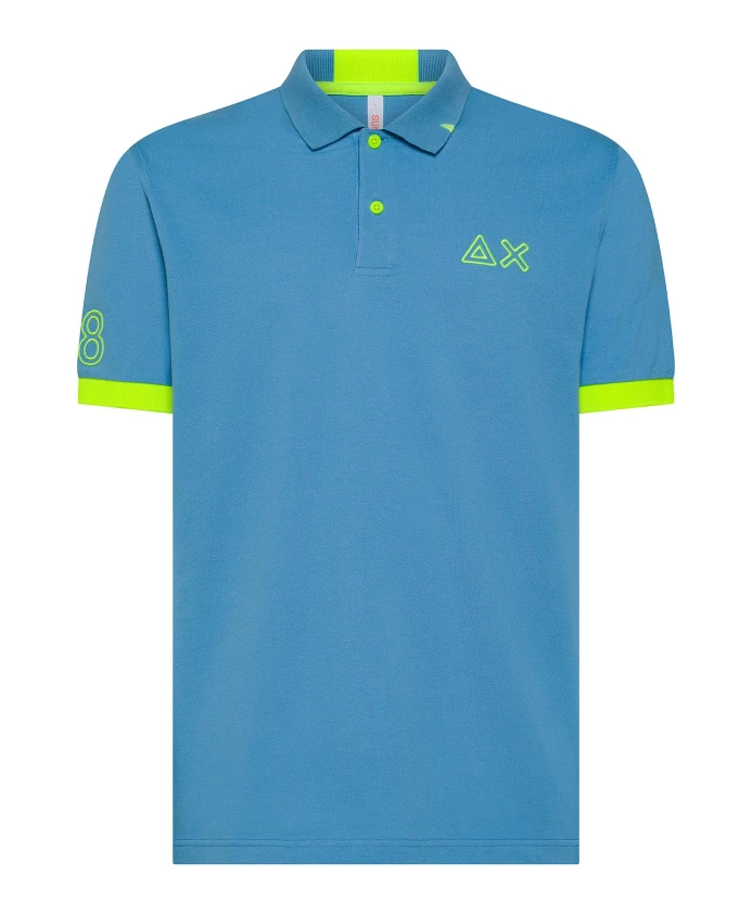 Футболка-Поло с флуоресцентным логотипом Sun68, синий
Футболка-Поло с флуоресцентным логотипом Sun68, синий