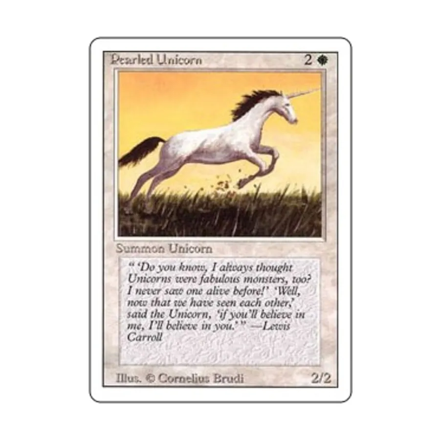 CCG Жемчужный единорог (С), MTG - 3rd Edition (Revised)
CCG Жемчужный единорог (С), MTG - 3rd Edition (Revised)