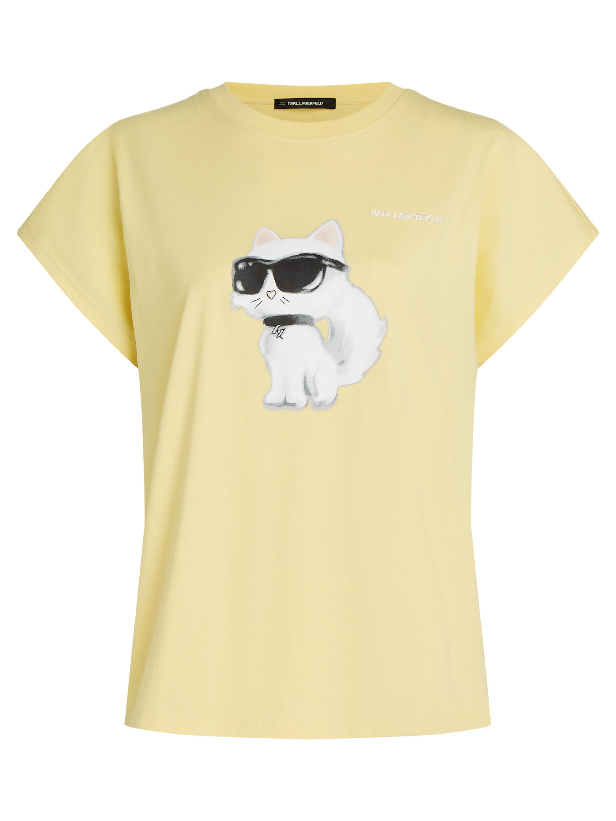 Karl Lagerfeld Футболка 'Ikon Choupette' в желтом цвете
Karl Lagerfeld Футболка 'Ikon Choupette' в желтом цвете
