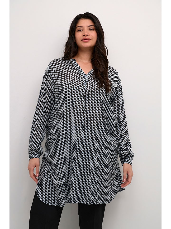 Туника Kaffe, цвет schwarz/hellblau 
Туника Kaffe, цвет schwarz/hellblau