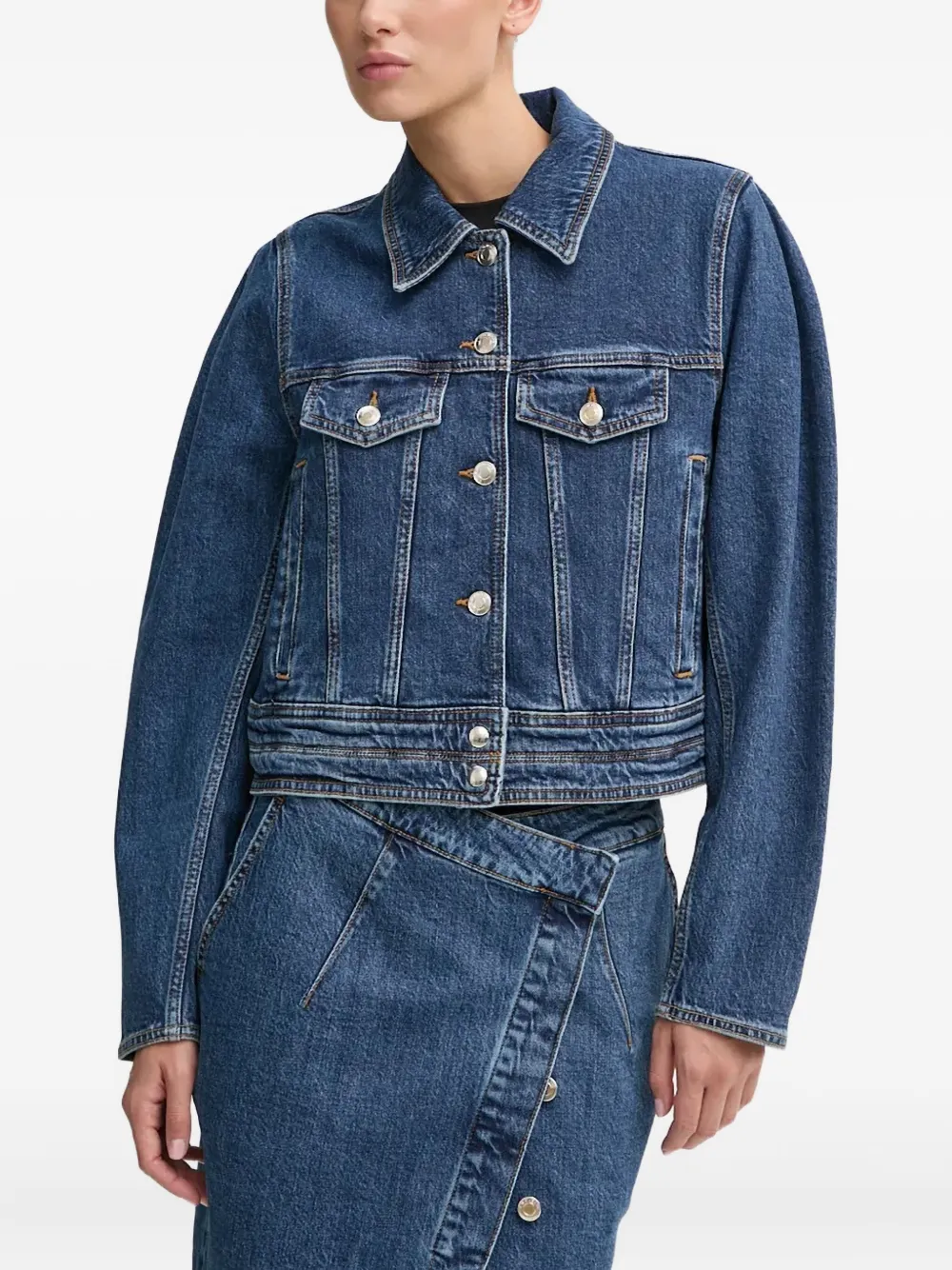 Жакет на пуговицах с карманами Iro, синий
Жакет на пуговицах с карманами Iro, синий