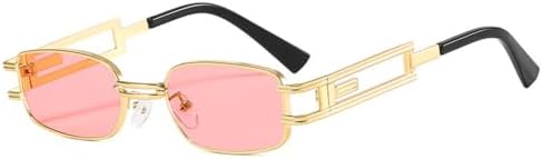 Женские прямоугольные металлические солнцезащитные очки 2027 года в стиле стимпанк, мужские ретро-очки в стиле панк, очки с защитой от УФ-излучения UV400 для вождения MTZJH, C6gold-pink
Женские прямоугольные металлические солнцезащитные очки 2027 года в стиле стимпанк, мужские ретро-очки в стиле панк, очки с защитой от УФ-излучения UV400 для вождения MTZJH, C6gold-pink