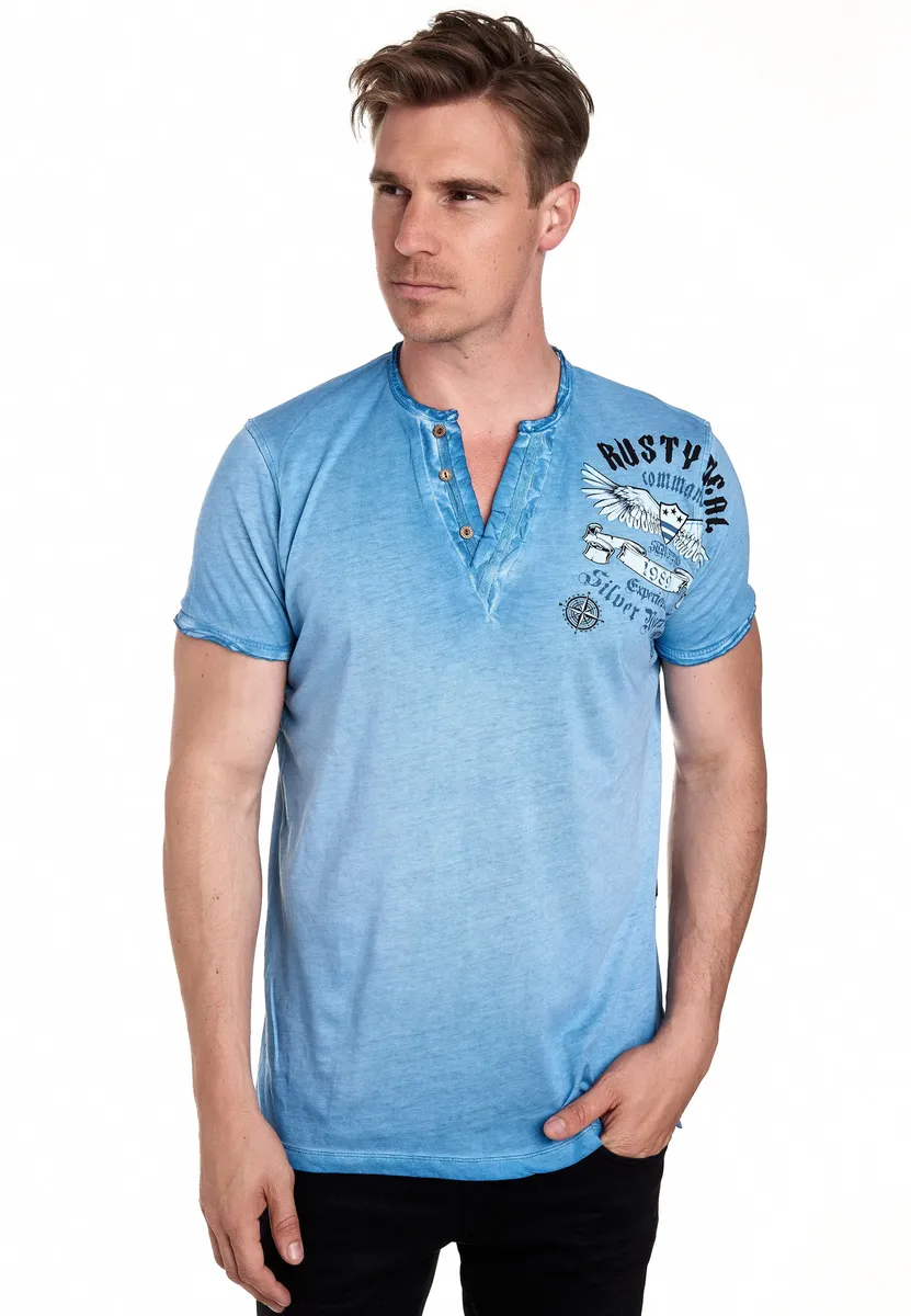 Футболка Rusty Neal с модной планкой на пуговицах, цвет Petrol
Футболка Rusty Neal с модной планкой на пуговицах, цвет Petrol