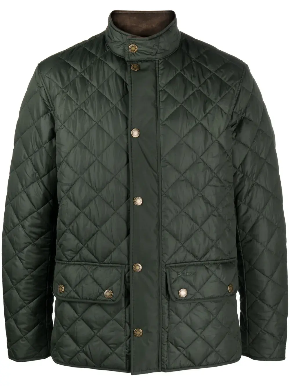 Стеганая куртка на пуговицах Barbour, зеленый
Стеганая куртка на пуговицах Barbour, зеленый