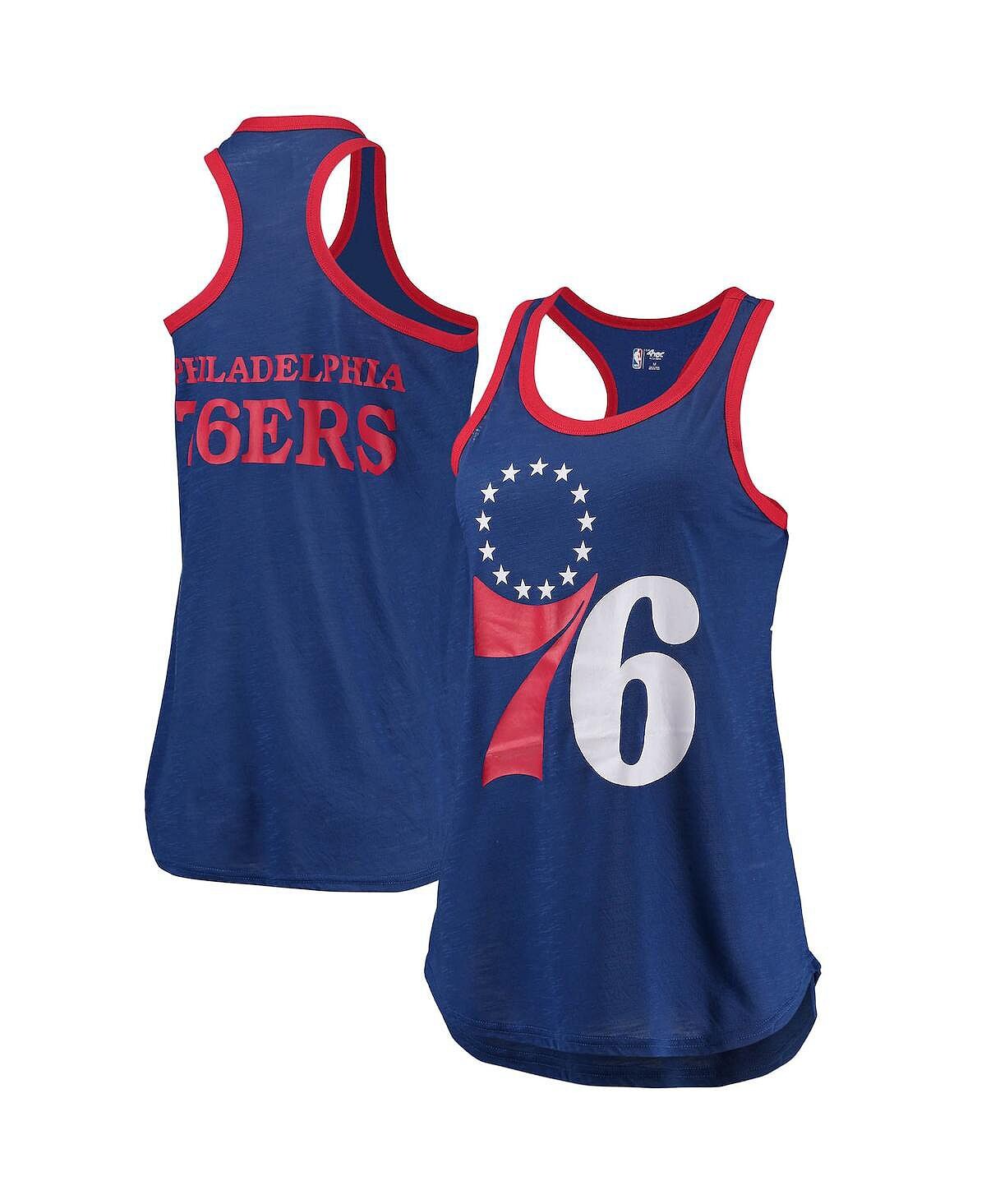 Женская майка Royal Philadelphia 76ers Showdown с круглым вырезом-борцовкой G-III Sports by Carl Banks
Женская майка Royal Philadelphia 76ers Showdown с круглым вырезом-борцовкой G-III Sports by Carl Banks