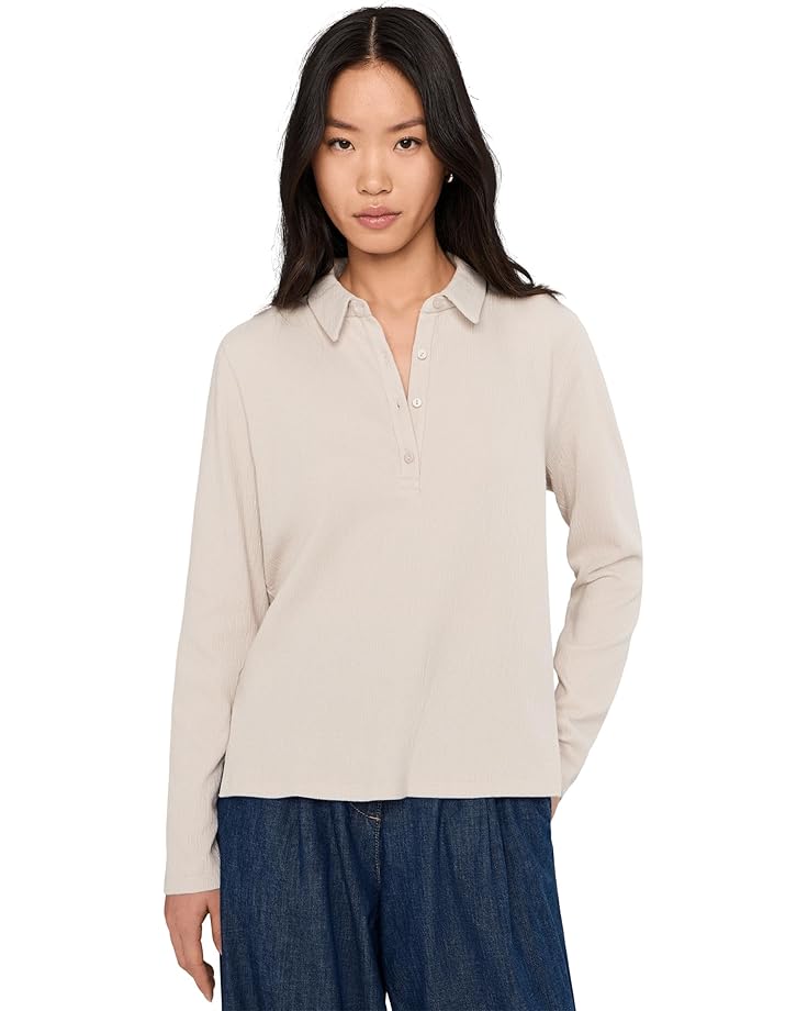 Женская блузка Eileen Fisher Crinkled Jersey Henley, Papyrus
Женская блузка Eileen Fisher Crinkled Jersey Henley, Papyrus