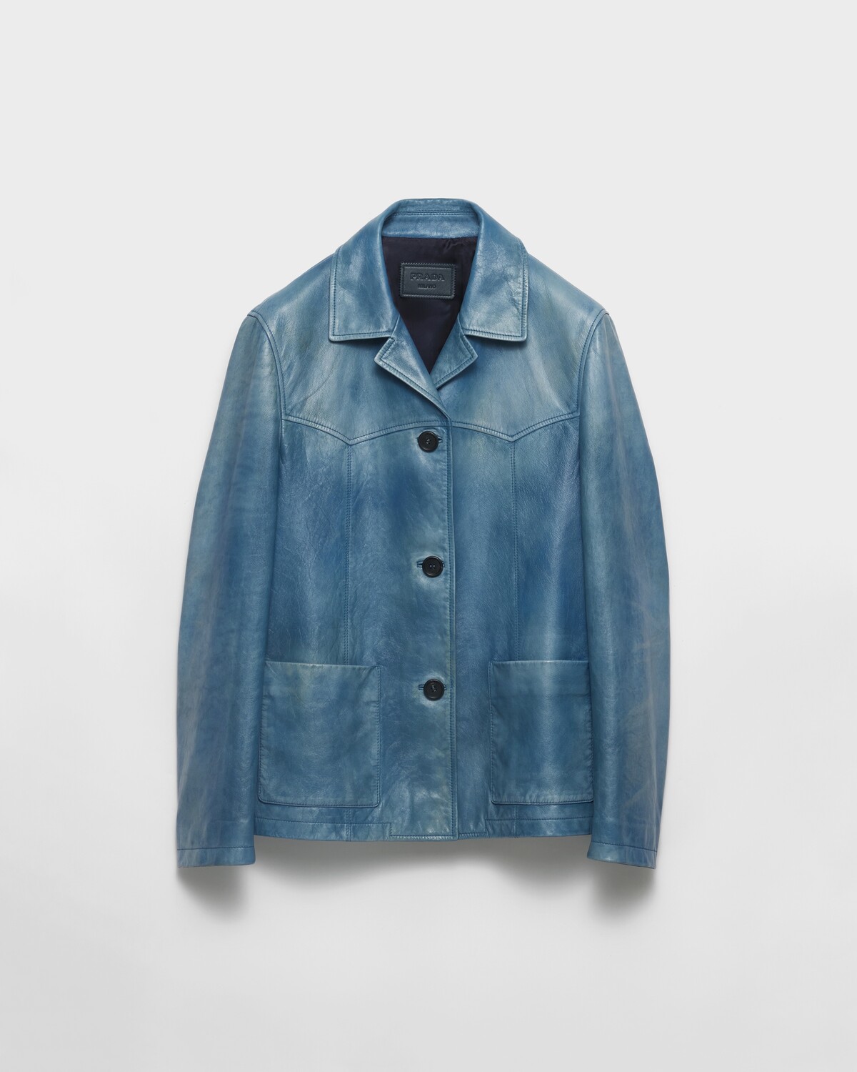 Куртка из наппы Prada, голубой
Куртка из наппы Prada, голубой