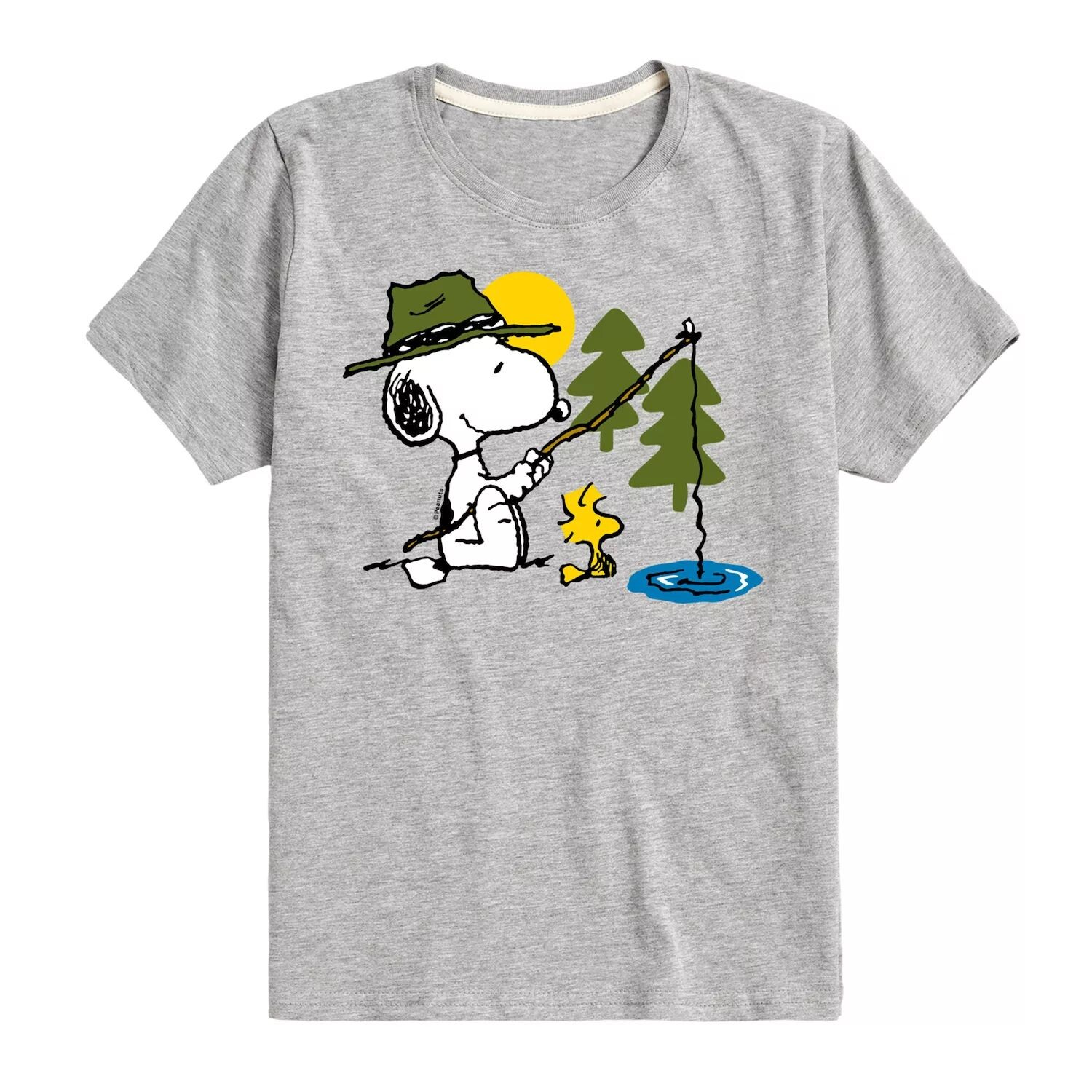 Футболка с рисунком «Арахис» Snoopy Woodstock Fish для мальчиков 8–20 лет Licensed Character, серый
Футболка с рисунком «Арахис» Snoopy Woodstock Fish для мальчиков 8–20 лет Licensed Character, серый