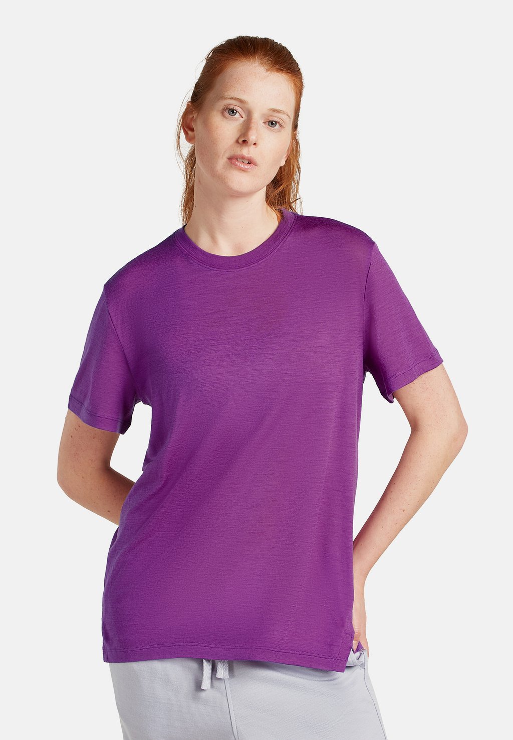 Базовая футболка TECH LITE icebreaker, фиолетовый 
Базовая футболка TECH LITE icebreaker, фиолетовый