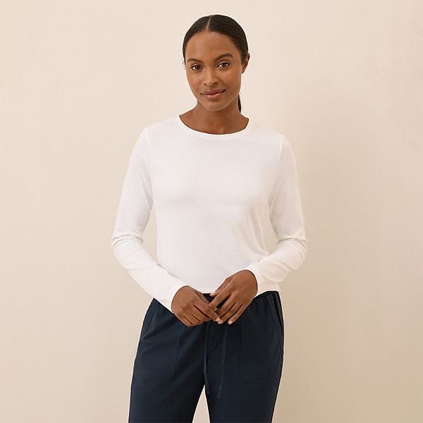 Футболка с длинным рукавом Organic luxe stretch jersey slim Pact, White, Белый, Футболка с длинным рукавом Organic luxe stretch jersey slim Pact, White
Футболка с длинным рукавом Organic luxe stretch jersey slim Pact, White, Белый, Футболка с длинным рукавом Organic luxe stretch jersey slim Pact, White