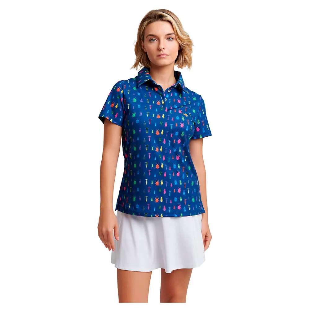 Поло с коротким рукавом Oxy Golf Insects Dark Woman, синий
Поло с коротким рукавом Oxy Golf Insects Dark Woman, синий