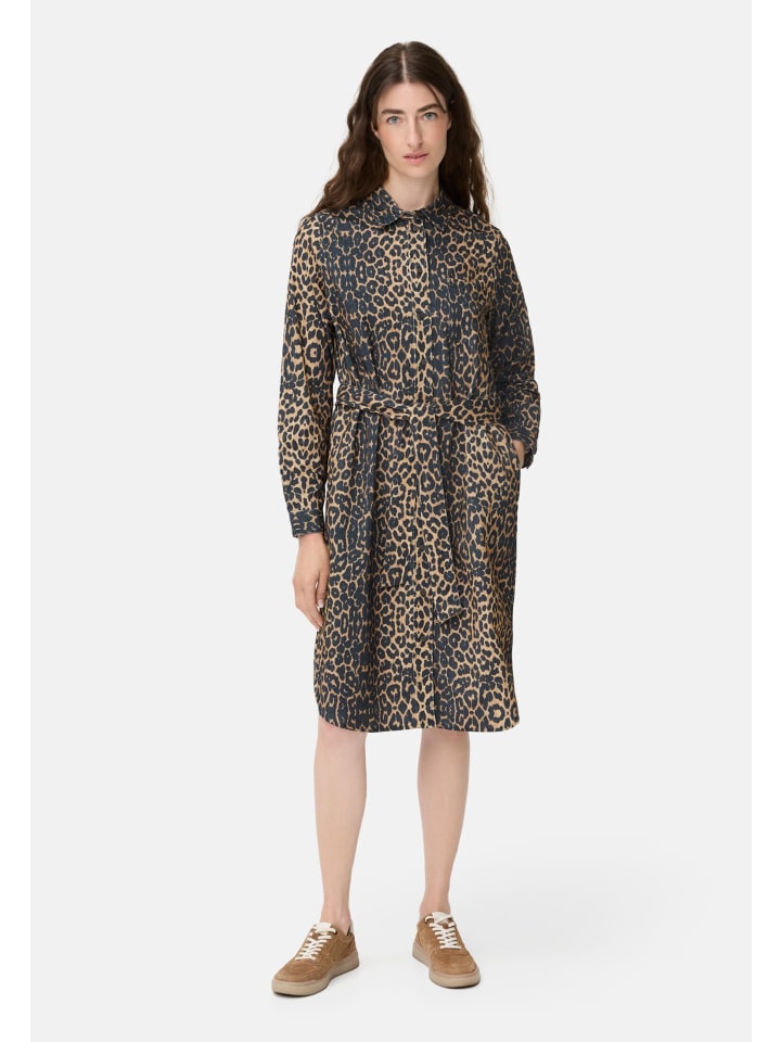 Camel Active Хлопковое платье с поясом и леопардовым принтом
Camel Active Хлопковое платье с поясом и леопардовым принтом