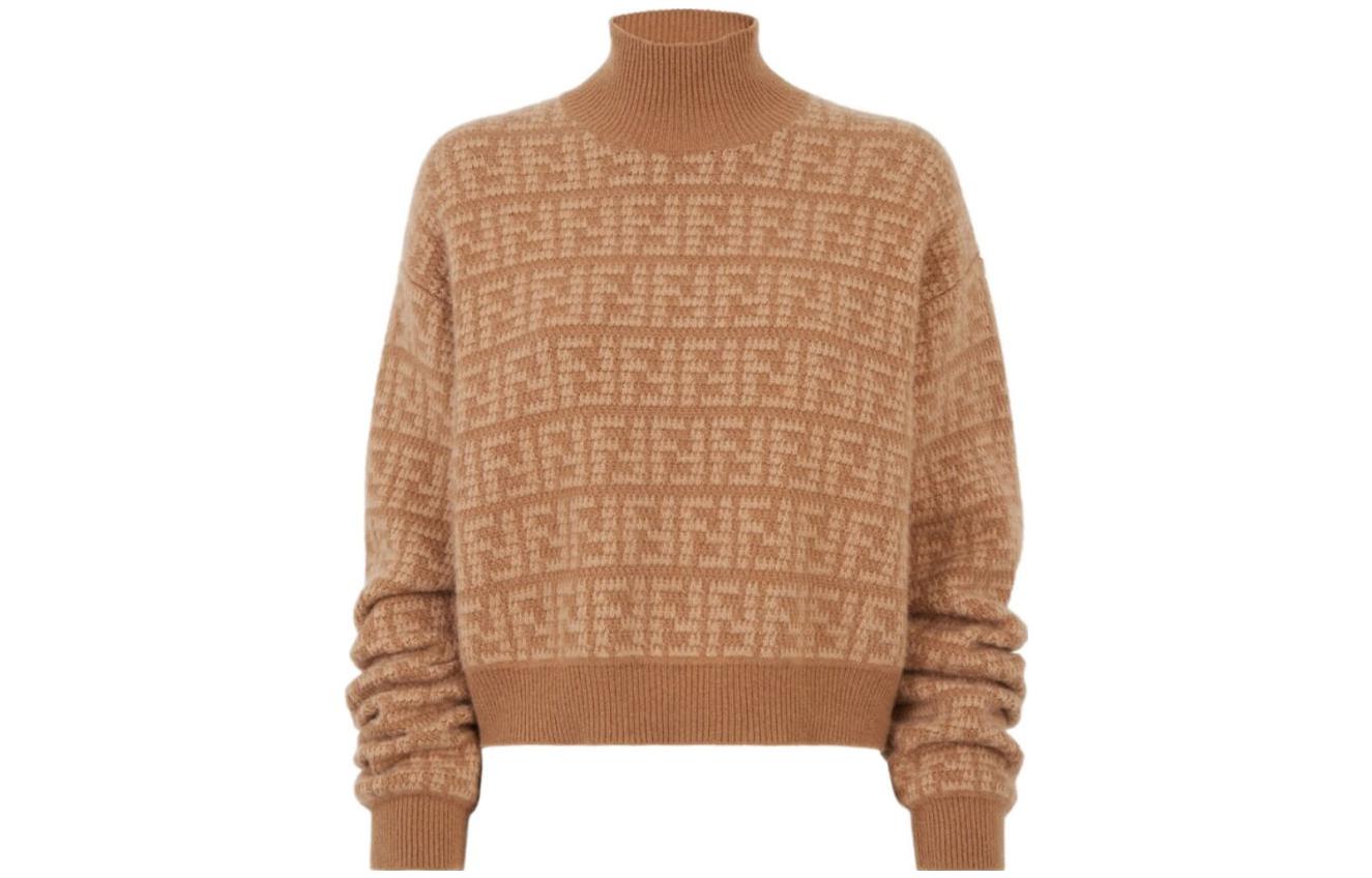 Женский свитер FENDI, коричневый
Женский свитер FENDI, коричневый