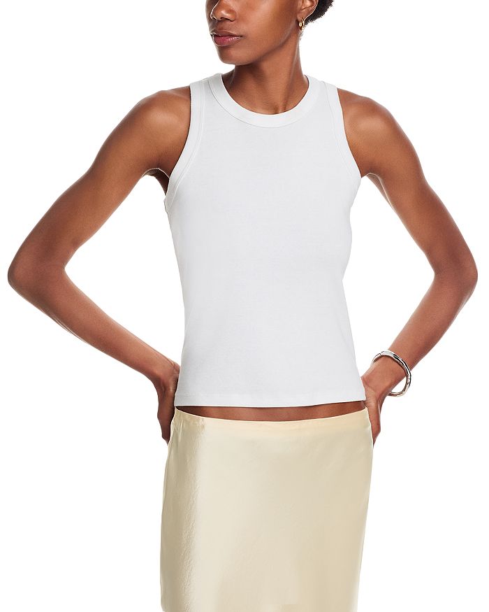 Nando Хлопковая майка с высоким воротом LESET, белый
Nando Хлопковая майка с высоким воротом LESET, белый