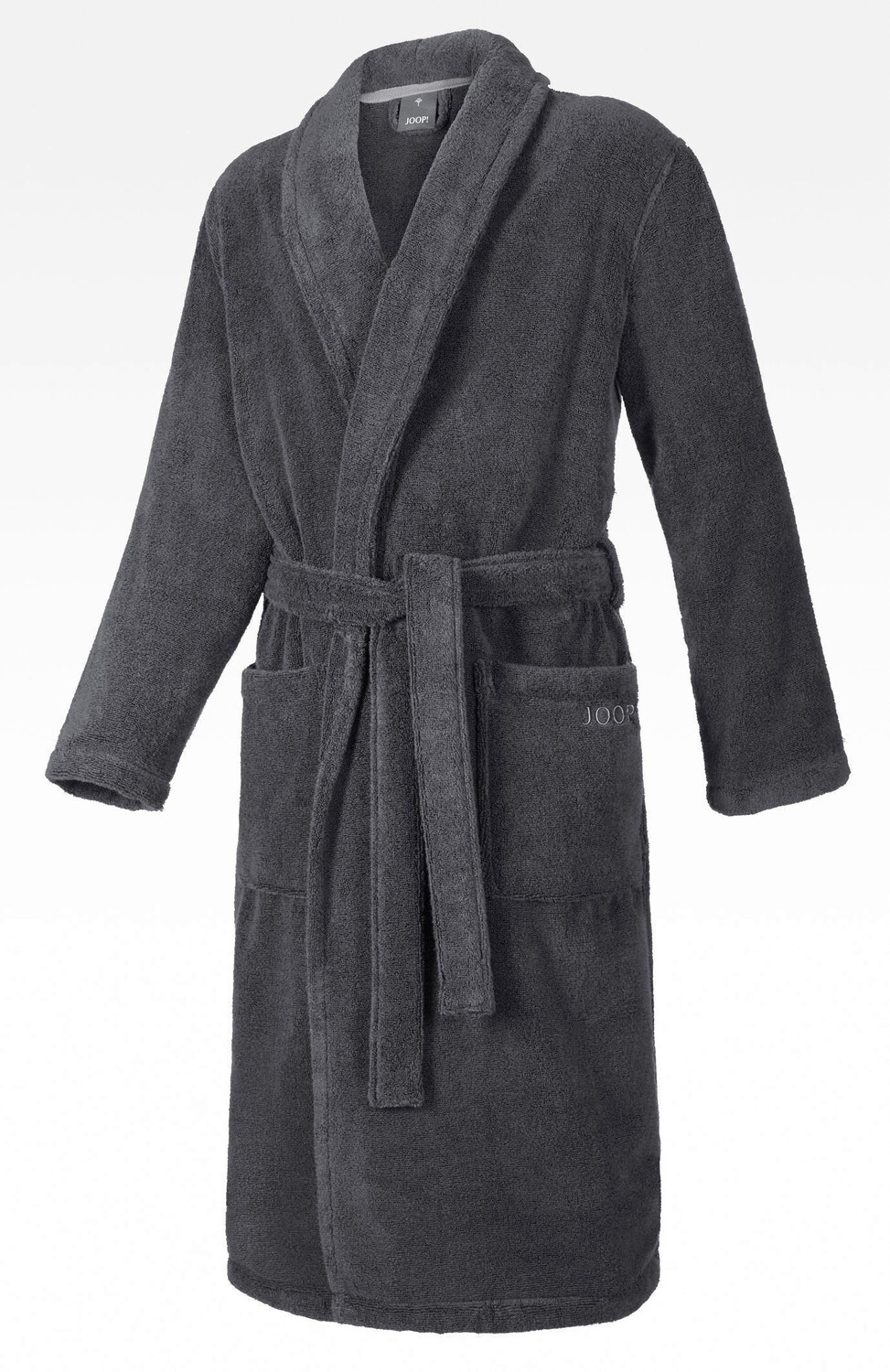 Банный халат 54/56 мужской Joop!, антрацитовый 
Банный халат 54/56 мужской Joop!, антрацитовый