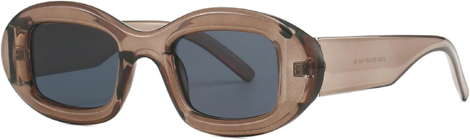 Овальные солнцезащитные очки 2000-х годов для женщин, милые, модные, стильные, с защитой от УФ-излучения UV400, ретро-трендовые солнцезащитные очки для мужчин mincl, Brown
Овальные солнцезащитные очки 2000-х годов для женщин, милые, модные, стильные, с защитой от УФ-излучения UV400, ретро-трендовые солнцезащитные очки для мужчин mincl, Brown