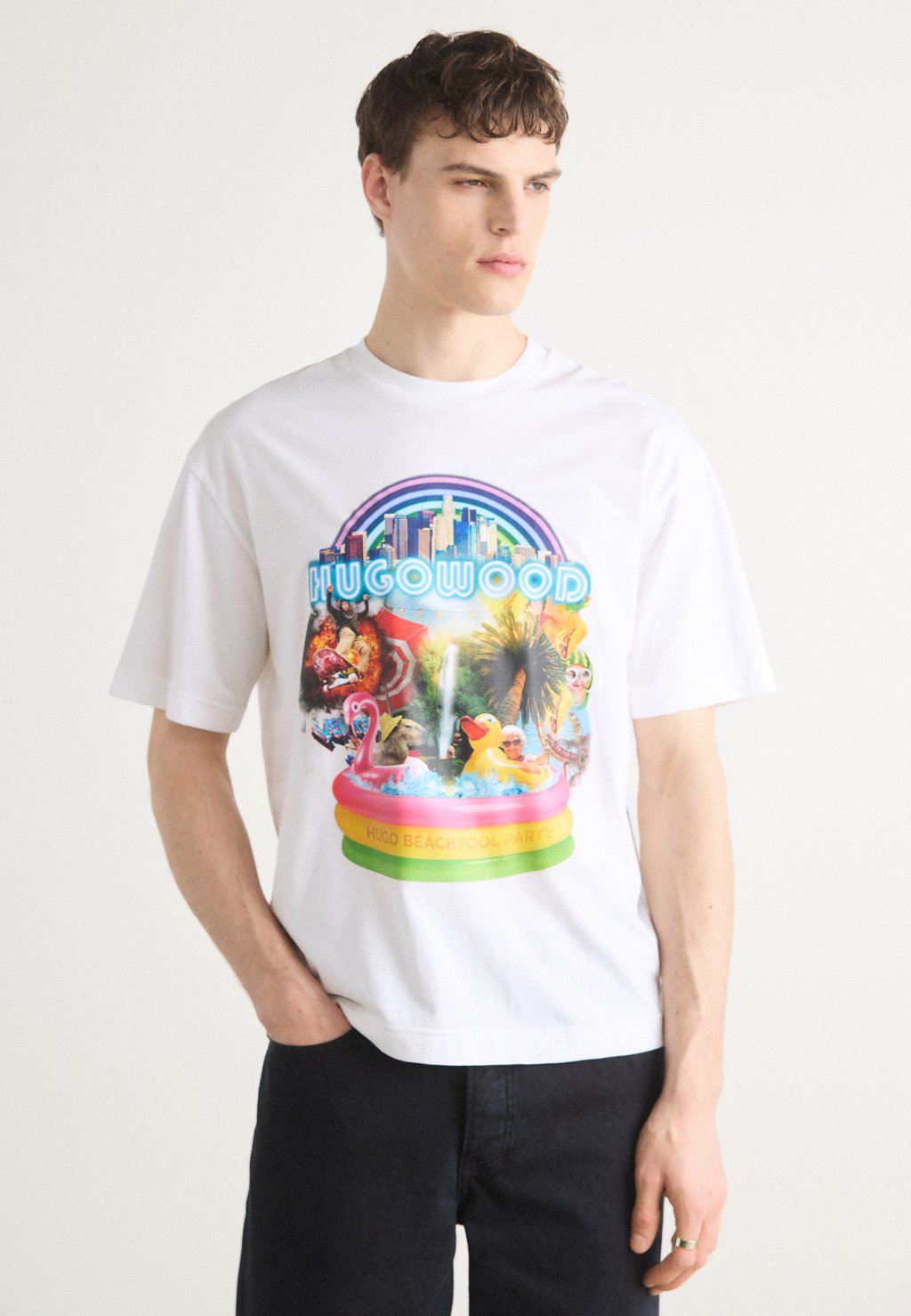 Рубашка с принтом DUWOOD HUGO, белый
Рубашка с принтом DUWOOD HUGO, белый