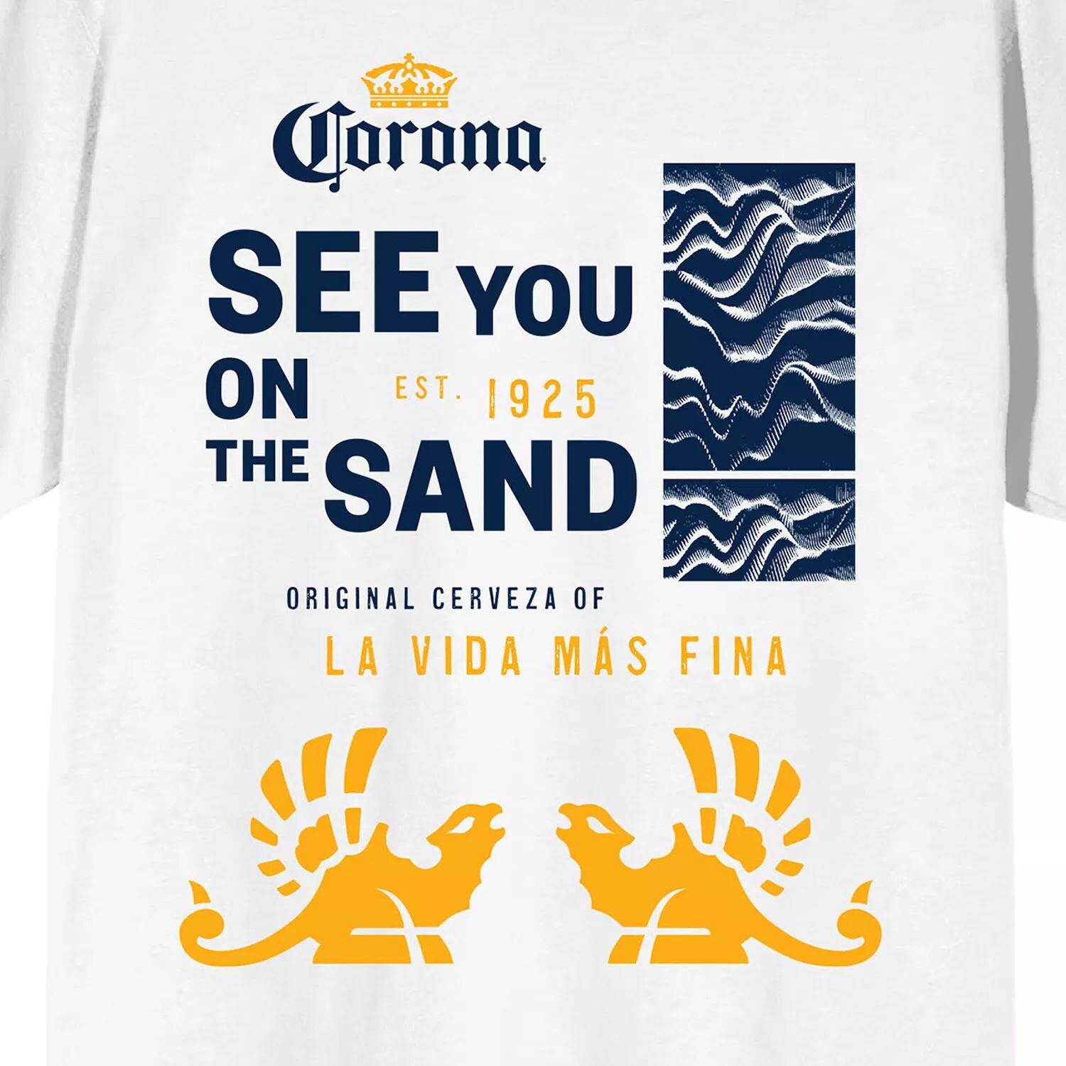 Мужская футболка Corona See You On The Sand Tee Licensed Character
Мужская футболка Corona See You On The Sand Tee Licensed Character