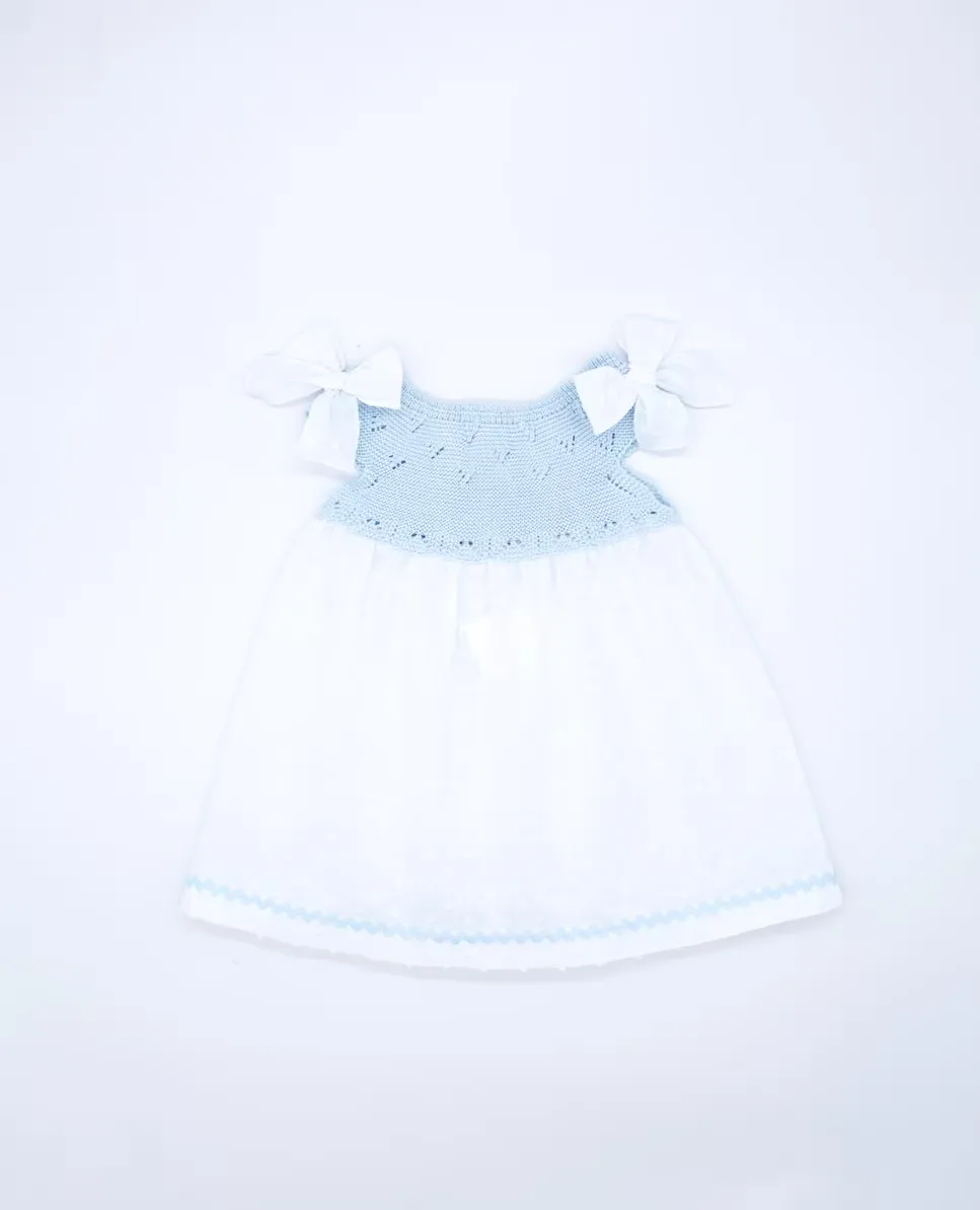 Платье для девочки в сочетании с бантами Fina Ejerique, белый
Платье для девочки в сочетании с бантами Fina Ejerique, белый