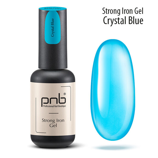 Гель для моделирования ногтей УФ/LED кристально синий, 8 мл Pnb Strong iron gel, цвет сrystal blue
Гель для моделирования ногтей УФ/LED кристально синий, 8 мл Pnb Strong iron gel, цвет сrystal blue