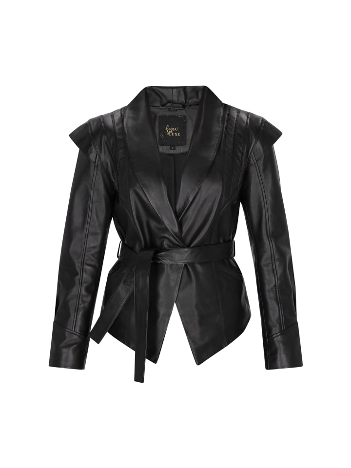 Кожаная куртка faina, черный
Кожаная куртка faina, черный