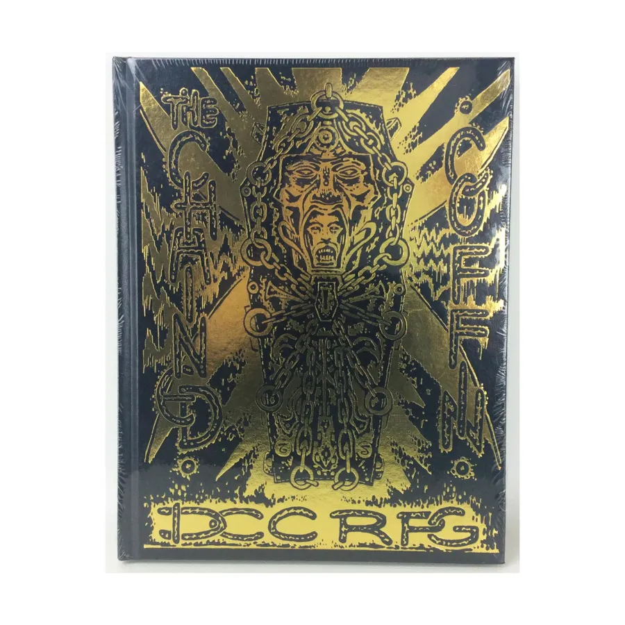Chained Coffin (Gold Foil Edition) - Book Only, Dungeon Crawl Classics Role Playing Games - Adventures, твердый переплет
Chained Coffin (Gold Foil Edition) - Book Only, Dungeon Crawl Classics Role Playing Games - Adventures, твердый переплет