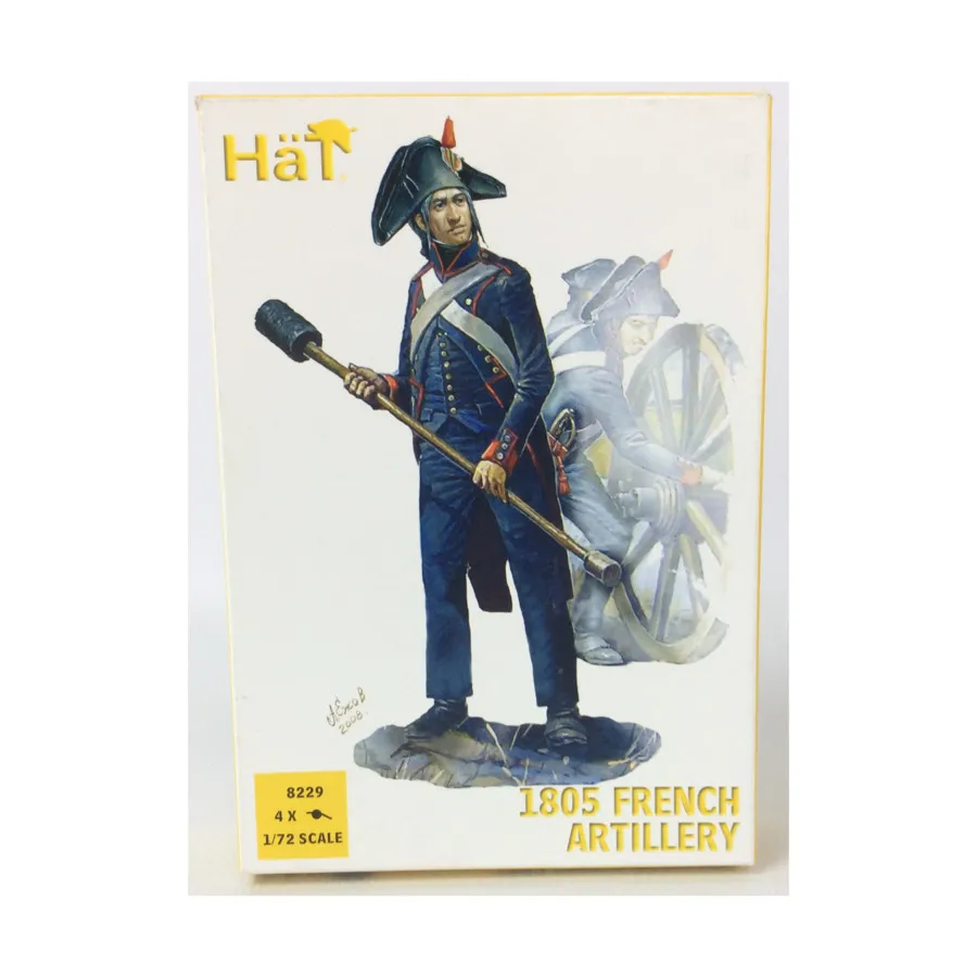 1805 г. Французская артиллерия, Historical Plastic Military Figures - Napoleonic (1:72) (Hat Industries)
1805 г. Французская артиллерия, Historical Plastic Military Figures - Napoleonic (1:72) (Hat Industries)