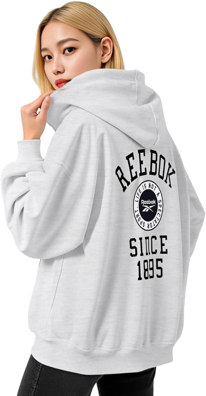 Толстовка Reebok с капюшоном, на флисовой подкладке, с длинным рукавом, с простым логотипом, унисекс, для взрослых, серый
Толстовка Reebok с капюшоном, на флисовой подкладке, с длинным рукавом, с простым логотипом, унисекс, для взрослых, серый