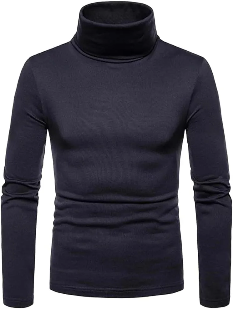 Мужской свитер-водолазка с длинными рукавами
Мужской свитер-водолазка с длинными рукавами